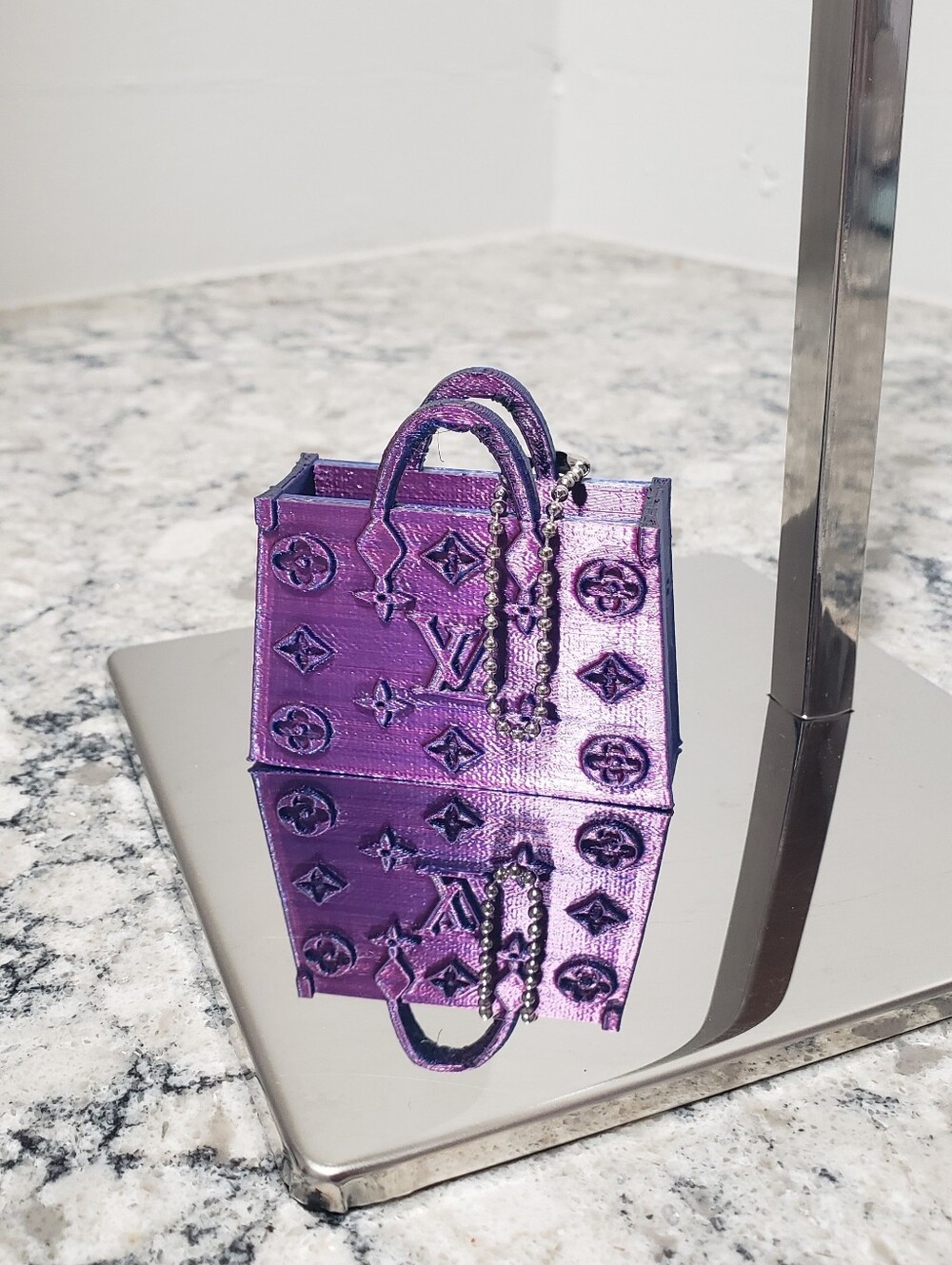 Iridescent Fashion Micro Purse Bag Charm